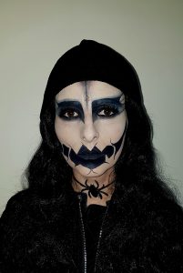 Devil Halloween makeup