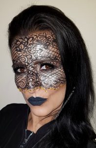 lace mask Carnival Masquerade makeup