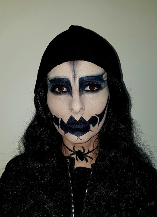 Devil Halloween makeup