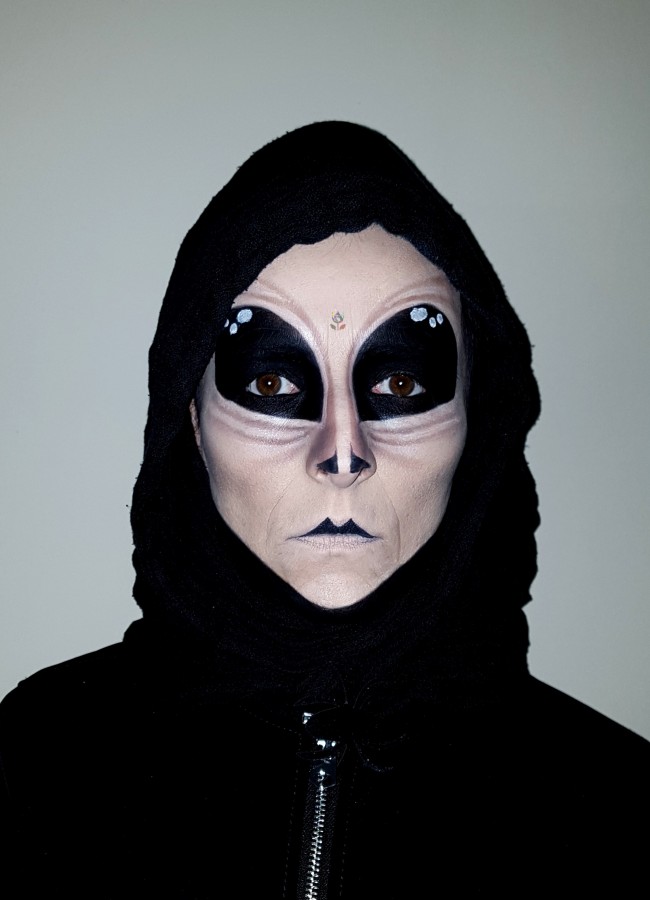 Alien Halloween makeup
