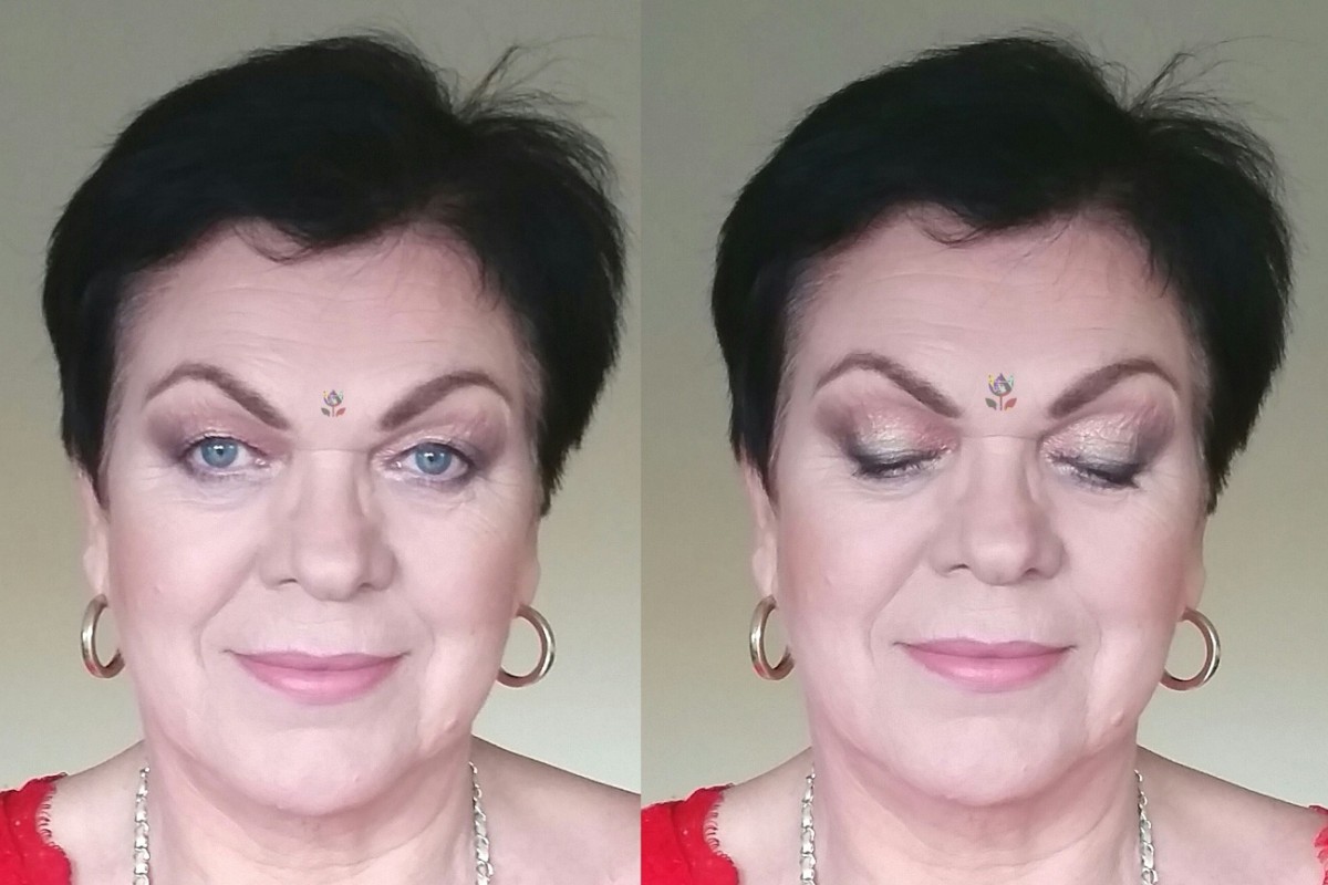 Mature makeup
