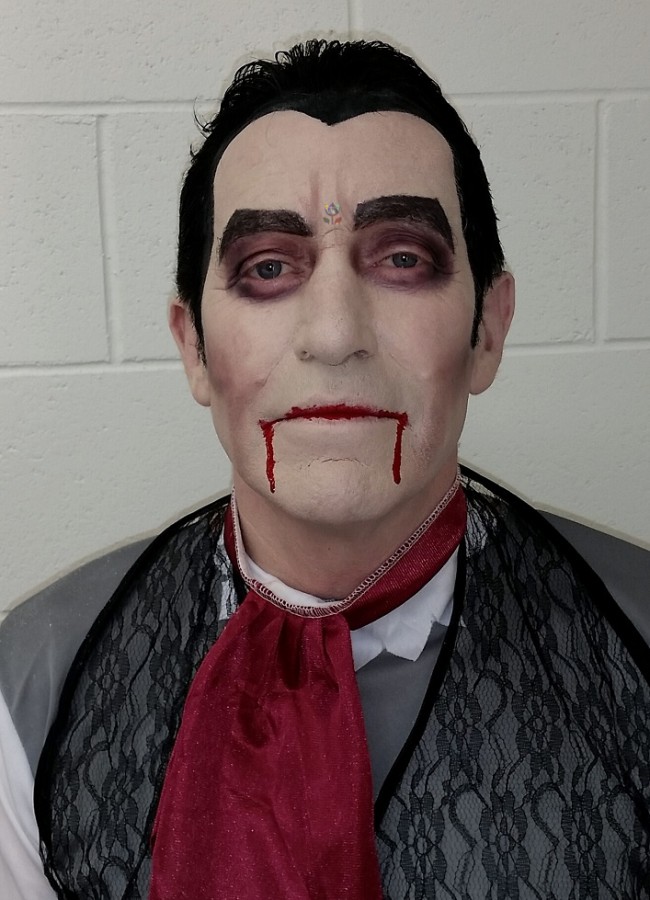 Vampire Halloween makeup