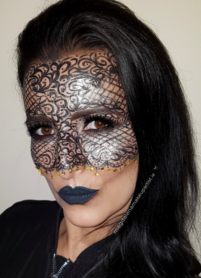 lace mask carnival masquerade makeup