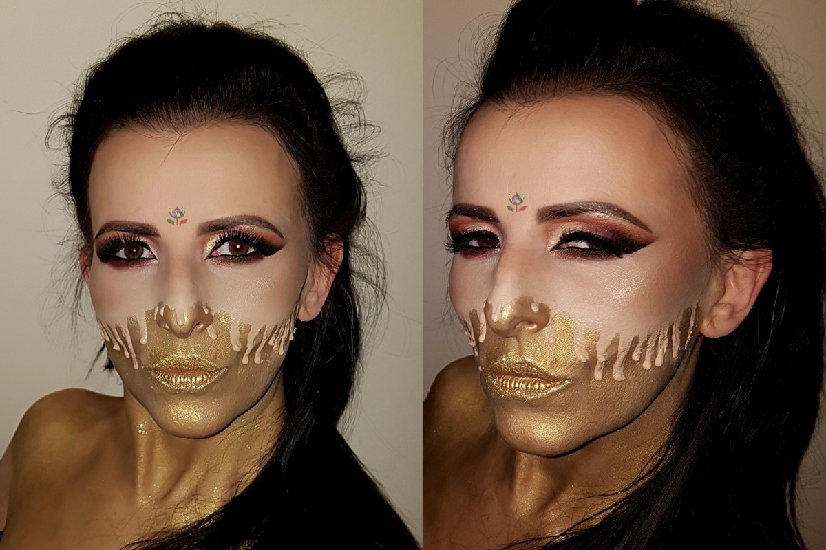 cut crease trendy special occassion evening eyes makeup