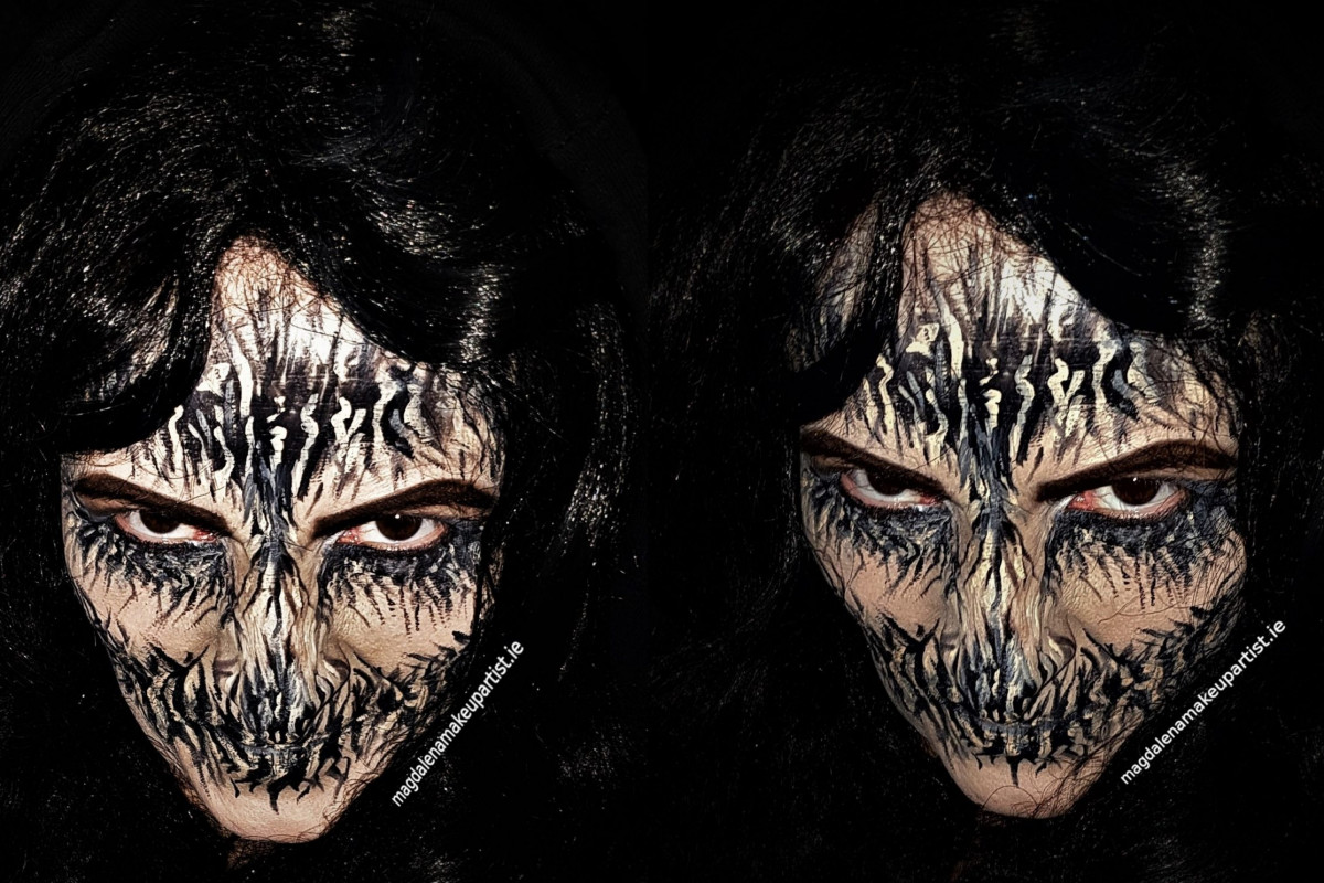 Licho nie śpi Halloween make up 2022 Magdalena Mazur makeup artist Wroclaw Poland